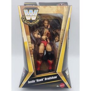 Mattel WWE Elite Legends Series 25‎ Justin Hawk Bradshaw New In Box Sealed
